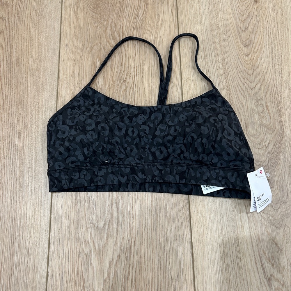 Lululemon Athletica Black Leopard Sports Bra - Picture 2 of 6
